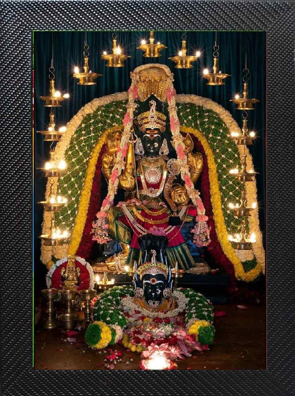Shri Muthyalamma Devi Sri Muthyalamman Wall Hanging Photo Frame