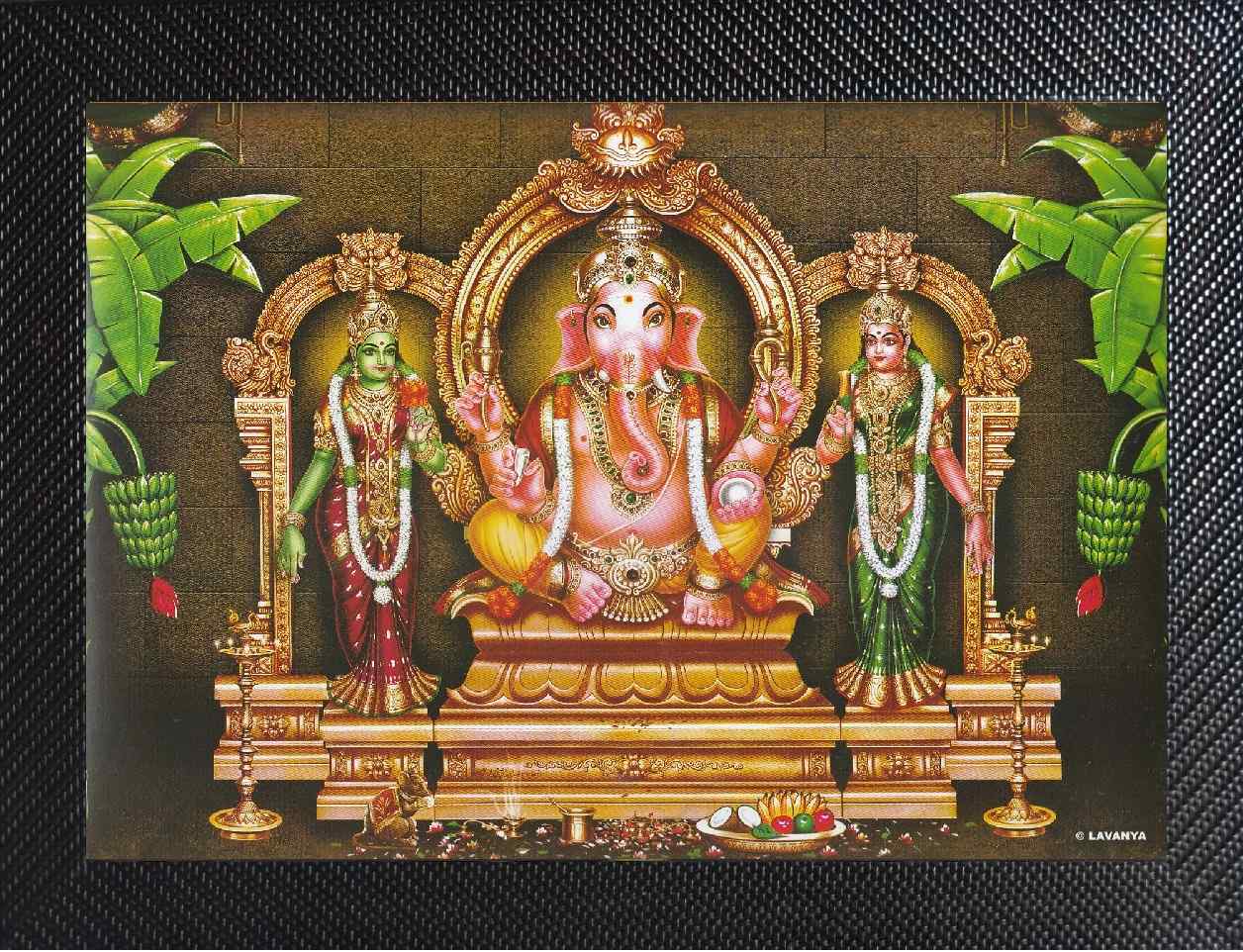 Ganesh Pillaiyar Riddhi Siddhi Photoframe